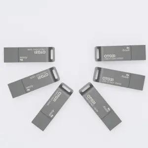 듀얼 C타입 + USB A 3.2 64기가 Gen1 겸용 OTG 메모리 스윙타입 생활방수 자기손상방지 64GB