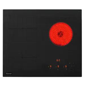 [하이마트] 린나이코리아 3구 스탠딩 하이브리드 전기레인지_HYF3200N [ 80mm / 유로케라 글라스 / 대화구