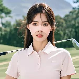 여성 자외선차단 골프 하프마스크 쿨링 안면 보호 마스크 4컬러