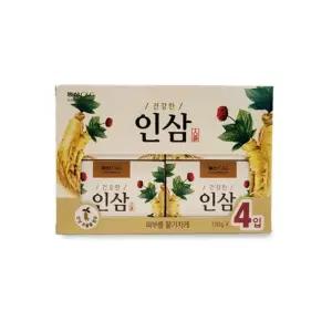 동산 삼의기운을 담아 인삼비누 4개입 인삼추출물 고급스런 인삼향 비누/세안/세수/집들이/선물/바디/목욕