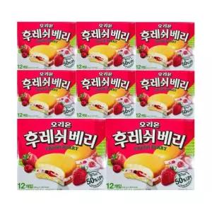 오리온 후레쉬베리 336g 8개