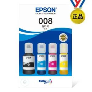 엡손 Epson 정품 008 T06G670 4색세트 잉크 무한 L6550 L6570 L6580 L11160 L6460 L6490 L15150 L15160