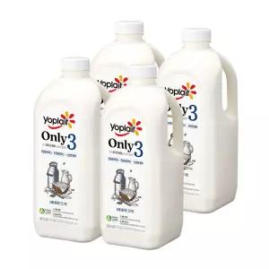 [G] 빙그레 요플레 Only3 플레인 요거트 대용량 1.8L 4병