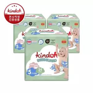 킨도 프리미엄 항균기저귀 오슬림 베베가드 밴드 5단계 특대형 24매x3팩
