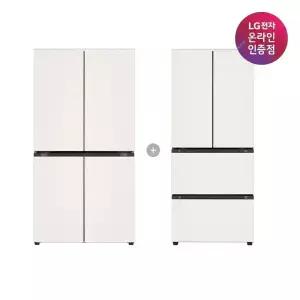 LG 디오스 오브제컬렉션 매직스페이스 냉장고 + LG 디오스 김치톡톡 (T875MEE111 + Z408MEEF23)