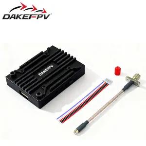 DAKEFPV VTX 4.9G-5.8G 1.6W 2.5W 3W 5W 10W 64CH FPV 비디오 송신기 장거리 FPV 레이싱 드론 프레임 RC 부