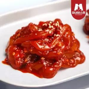 밥도둑 쫄깃한 오징어 젓갈 500g x 2개