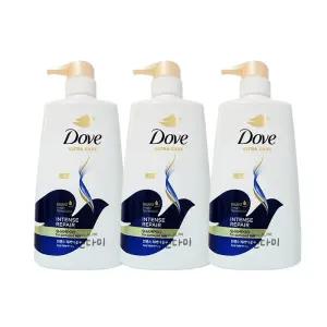 도브 샴푸 인텐스 리페어 680ml x3개