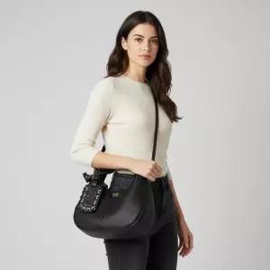 가니 26SS BLACK MINI HOBO BAG A6976 099) 블랙 호보 백 미니)