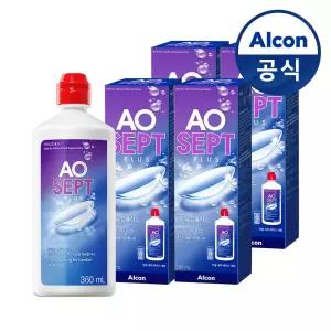 옵티프리 렌즈세척액 에이오셉 플러스 360ml 4개