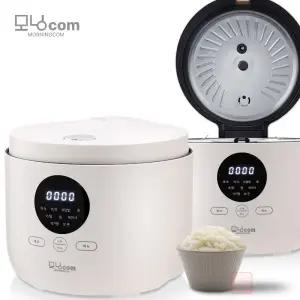 모닝컴 대용량 3L 건강 저당밥솥 24시간 전기 보온 기능 웰빙 전기밥솥 멀티 쿡 논스틱코팅 내솥 밥솥