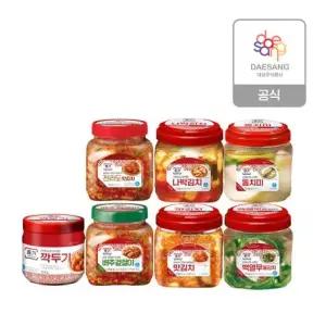 종가 별미김치1.2kg PET) 7종 2개 골라담기 맛 동치미 나박 백열무 배추겉절이 전라도맛 겉절이 깍두기)