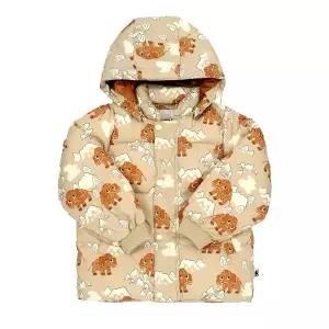 [미니로디니] 2571011413 (Mammoths aop hooded puffer) 매머드 후드 푸퍼 아동 자켓