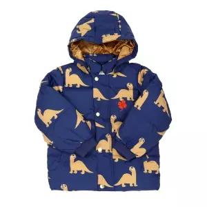 [미니로디니] 2571010960 (Dinos aop hooded puffer) 다이노스 후드 푸퍼 아동 자켓