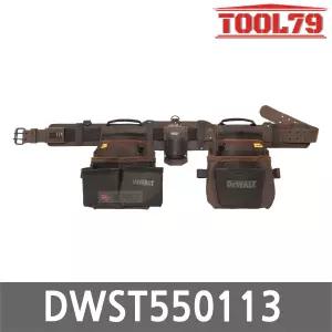 디월트 DWST550113 누벅가죽 파우치 세트 18포켓 분리형 공구집 못주머니 망치걸이 작업 툴벨트