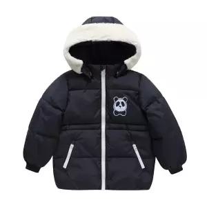 [미니로디니] 2271015199 (Panda hooded puffer jacket) 판다 푸퍼 아동 자켓