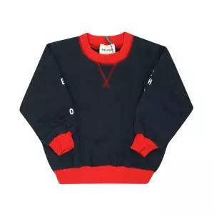 보보쇼즈 B225AC042 컬러 블록 아동 맨투맨