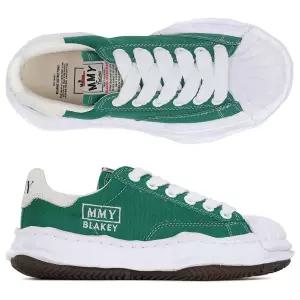 26SS 미하라야스히로 블레이키 캔버스 스니커즈 A08FW735 CLEAR GREEN