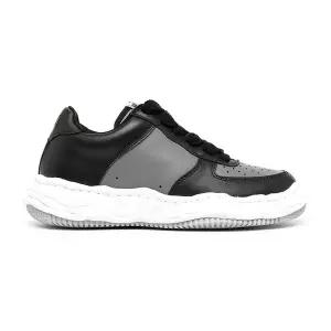 미하라야스히로 웨인 레더 스니커즈 A08FW706 BLK GRY
