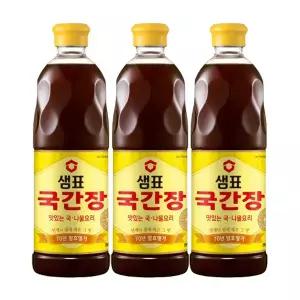 샘표 국간장 860ml, 3개