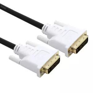 DVI 케이블 DVI-D 모니터 컴퓨터 연결 24+1 듀얼 1m 1.5m 2m 3m 5m 연결선 WISENX469
