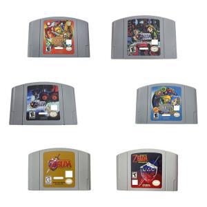 N64 미국 버전 64 비트 콘솔 비디오 카트리지 취미 Time Of 컬렉션 게임 Majoras Mask 선물 ZELDA 완구 시리즈 Ocarina