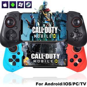 iPhone/Android/Steam 무선 게임 패드 용 휴대 전화 핸들 스트레치 제어 Bluetooth 조이스틱 컨트롤러 PC