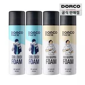 도루코 페이스 대용량 쉐이빙폼 250ml 4개(쿨크러쉬폼 2개+마일드폼 2개)