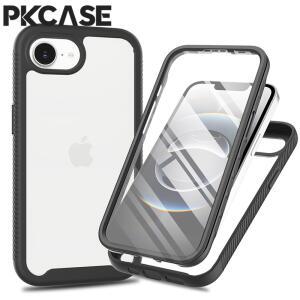 PKCASE 360 풀커버 충격방지 케이스 (아이폰 17 에어 16e 16 플러스 맥스 아머 8 12 투명 11 미니 15 커버) 6 프로 13 14