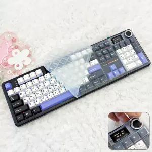 아우라 AULA 독거미 F108 PRO 전용 풀커버 키스킨 키보드 덮개 실리콘 커버