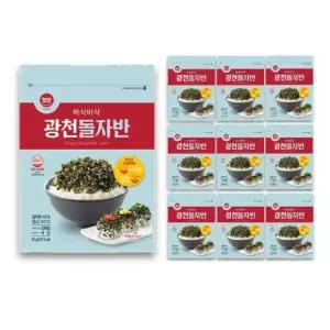 바다모아 김자반 광천 돌자반 55g, 10개