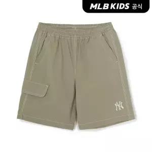 [MLB키즈](공식)26SS 스포티브 스몰로고 나일론 5부 팬츠 NY (Beige) 7ASMB0163-50BGS