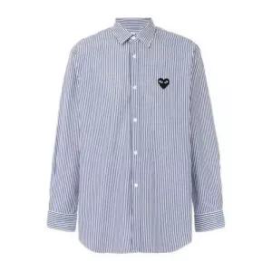 라프리마  블랙하트 와펜 스트라이프 셔츠 AX B018 051 1