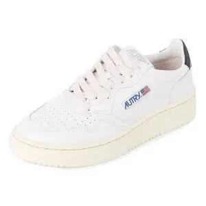 [AUTRY]오트리 메달리스트 로우 레더 스니커즈 화이트 블랙탭 AULW 44133636