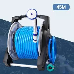 세차 원예 물청소 4기능 강력분사 파워풀 호스릴 45m/물/호스/릴/호수/고압/45미터/베란다/세트/회전/정원