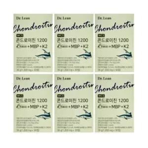 닥터린 콘드로이친 1200 콘레이티+ MBP+K2 1200mg x 30정 x 6박스 // AO