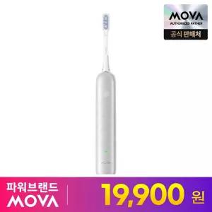 모바 전동칫솔 MOVA Fresh Pro 실버 무선 터치 IPX7 방수 10단계 진동 음파 전동칫솔