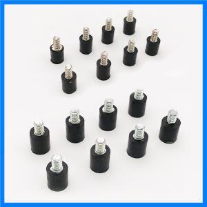 M2 M3 2/3mm FPV CC3D F3 F4 F7 비행 컨트롤러 RC DIY 드론 용, 진동 방지 충격 흡수 고무 열 고정 나사, 4