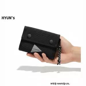 AND WANDER Reflective Rip Wallet - Black (5744987219-010) (리플렉티브 립 월렛)