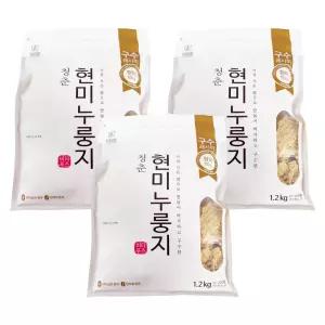 청춘 현미누룽지 1.2kg x 3개