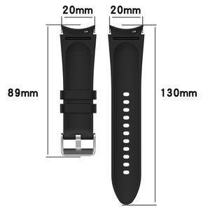 가죽 및 실리콘 하이브리드 스트랩, 삼성 갤럭시 워치 4 6 클래식 47mm 5 프로 밴드 팔찌