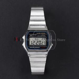 카시오 남성용 클래식 F91W-1 A158W DW5600/5610 HD 투명 긁힘 방지 전체 보호 장치 2Pcs Smartwatch 화면
