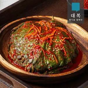 [DAEBOK][대복] 국내산 맛있는 생깻잎김치 500gX3팩
