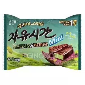 해태 자유시간 미니 두바이 피스타치오 카다이프 300g 1개 대용량 초콜릿 바 간식