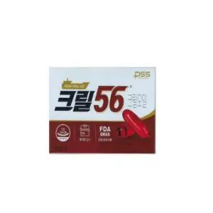 [펄세스] 크릴56 크릴추천 계단오를때 앉았다일어날때 뱃살고민 입소문템 30캡슐 x 1