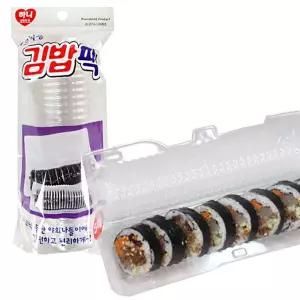 하니 투명 PET 일회용품 김밥팩 5매 도시락 투명도시락 김밥틀 김밥용기