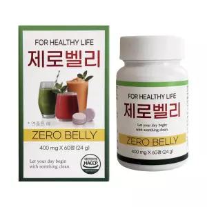 제로벨리 ZERO BELLY 압축스무디 400mg x 60정 1개 / 써클