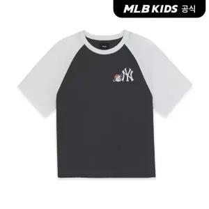 [MLB키즈](공식)26SS 스트릿 바크&바니 배색 라글란 티셔츠 7ATSB4163-50CGS