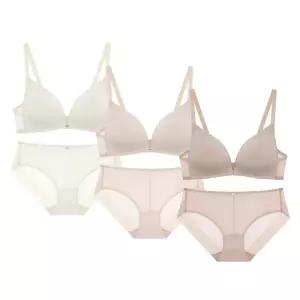 원더브라 지수스킨팔레트 아쿠아 V넥 노와이어 브라팬티 3세트 3145646 443228