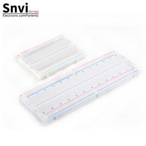 Snvi 브레드보드 400/830 타이 포인트 MB102 솔더리스 보드 PCB 범용 프로토타입 회로 기판 아두이노용 DIY